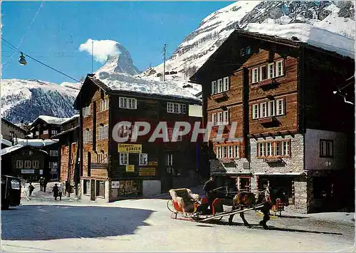 Cartes postales moderne Zermatt mit Matterhorn