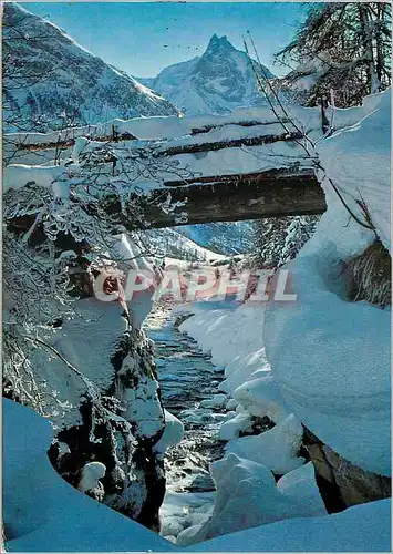 Cartes postales moderne Zinal Valais Alt La Navizence Le Bresso Helvetia