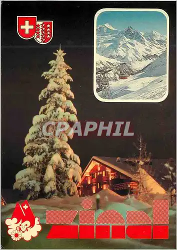 Cartes postales moderne Zinal Valais Suisse Alt Helvetia