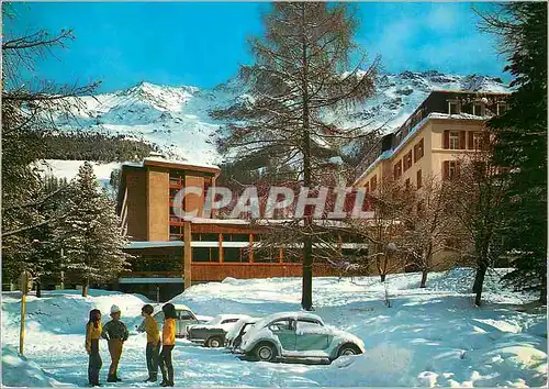 Cartes postales moderne Zinal Valais Les Hotels Club
