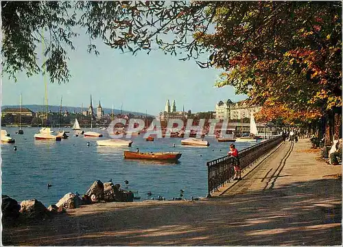 Cartes postales moderne Zurich Utoquai
