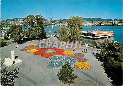 Cartes postales moderne Zurich am Mythenquai Seerestaurant
