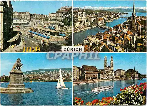 Cartes postales moderne Zurich Helvetia Europa