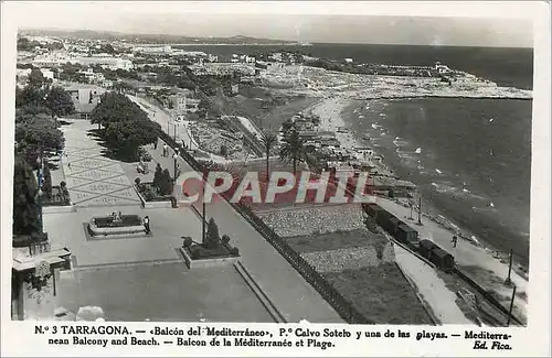 Cartes postales moderne N Tarragona Balcon del Mediterraneo Oo Calvo Soteto y una de las Playas Balcon de la Mediterrane