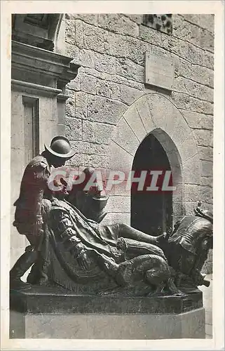 Moderne Karte San Ignacio de Loyola Estatua del Santo herido en Pamplona St Ignatius verwundet in Pamplona Ign