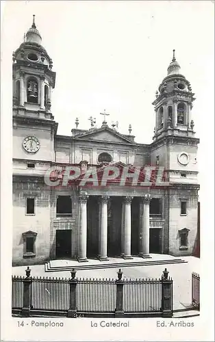 Moderne Karte Pamplona La Catedral Ed Arribas