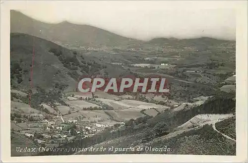 Cartes postales moderne Urdax Navarra visto desde el puerto de Olsondo