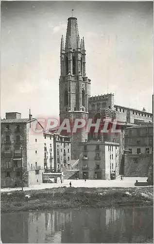 Cartes postales moderne Gerona San Felix Puerta prinicapal Eglise de St Felix Porte prinicapale Comercial Prat Ripoll