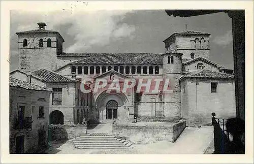 Cartes postales moderne Santillana Del Mar Real a Insigne Colegiata Viloria F Navarro  Es propiedad Prohibida la reprodu