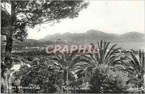 Cartes postales moderne Llensa Mallorca Detalle del Puerto Talleres A Zerkowitz Fotografo Barcelona Deposito legal