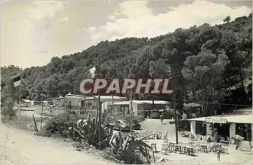 Moderne Karte Costa Brava Bagur Sa Riera Camping Fotografia Carreras