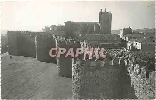 Cartes postales moderne Avila Murallas Murailles Tarjeta Postal Impreso en Espana Ediciones Garcia Garabellla Prohibida