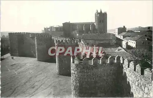 Cartes postales moderne Avila Muraillas Mura Murailles Tarjeta Postal Garcia Garabella Zaragoza Prohibida la reproduccio