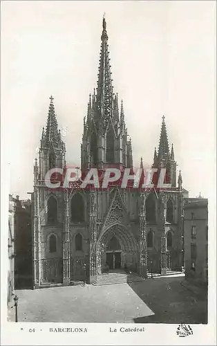 Moderne Karte Barcelona La Catedral