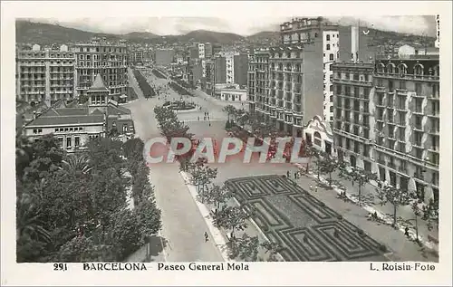 Cartes postales moderne Barcelona Paseo General Mela L Roisin Foto