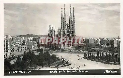 Cartes postales moderne Barcelona Templo de la Sagrada Familia