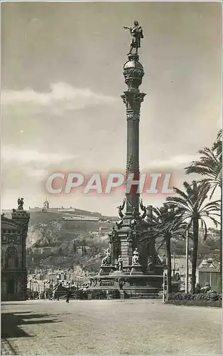 Cartes postales moderne Barcelona Monumento a Cristobal Colon Monument a Cristobal Colon Soberanas Tarjeta Postal