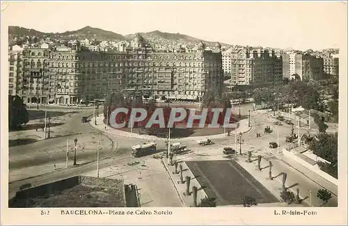 Cartes postales moderne Barcelona Plaza de Calvo Sotelo L Roisin Foto 11 Sep