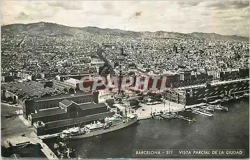 Cartes postales moderne Barcelona Vista Parcial de la Ciudad