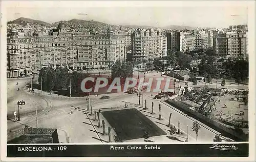 Cartes postales moderne Barcelona Plaza Calvo Sotelo Talleres A Zerkowitz Fotografo Tel Barcelona Distribuidor Cesa Dunm