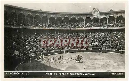 Cartes postales moderne Barcelona Plaza de Toros Monumental Interior