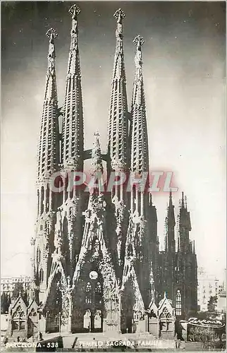 Cartes postales moderne Barcelona Templo Sagrada Famila