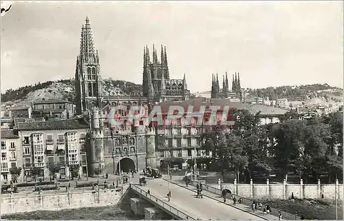 Cartes postales moderne Burgos Puente y Arco de Santa Maria Point et Arc de la Sainte Vierge Ediciones Garcia Garabella