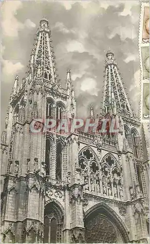 Cartes postales moderne Burgos Catedral Detalle Cathedral A detail Heliotipia Artistica Espanol