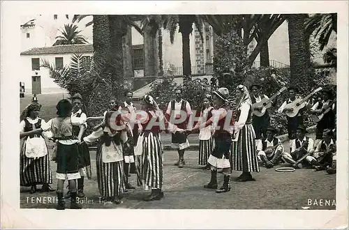Moderne Karte Tenerife Bailes Tipicos Baena Folklore