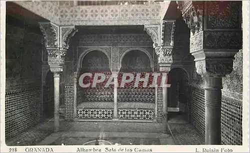 Cartes postales moderne Granada Alhambra Sala de las Camas L Roisin Foto