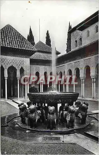 Cartes postales moderne Granada Alhambraa Patio de los Leunes Cour de les Liones Cour de les Lions Ediciones Granada