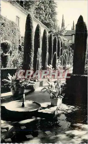 Moderne Karte Granada Jardines del Generelife Tarjeta Postal Ediciones Fotograficas Hijos de Gallegos Granada