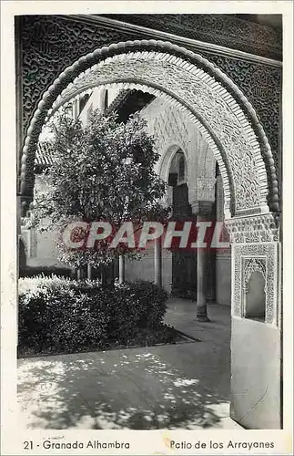 Cartes postales moderne Granada Alhambra Patio de los Arrayanes 5 May 55 Granada