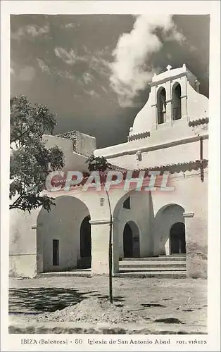 Cartes postales moderne Ibiza Baleares Iglesia de San Antonio Abad Fot Venets