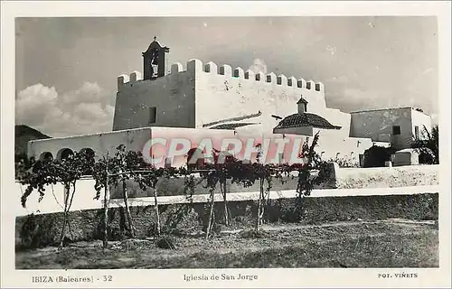 Cartes postales moderne Ibiza Baleares Iglesia de San Jorge Fot Venets