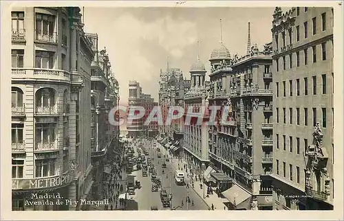 Cartes postales moderne Madrid Avenida de Pi y Margall Magara Fabricacion Espanola Albina Madrid