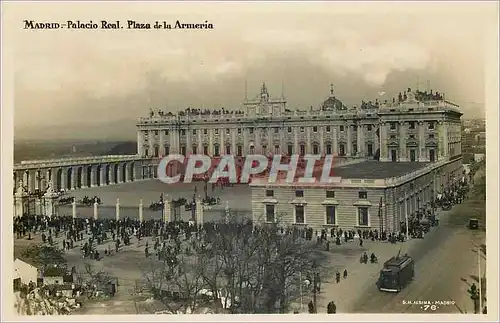 Cartes postales moderne Madrid Palacio Real Plaza de la Armeria Fabricacion Espanola Albina Madrid Fabricacion Espanola