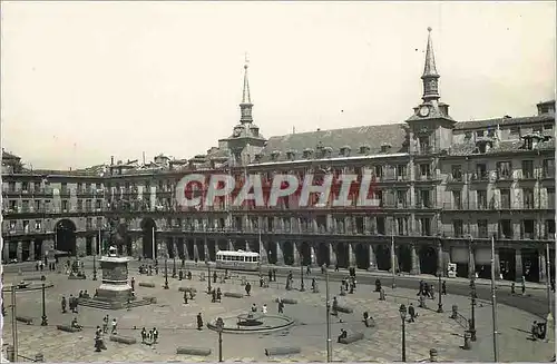 Cartes postales moderne Madrid Plaza Mayor Tarjeta Postal Ediciones Garcia Garabella Zaragosa Prohibida la reproduccion