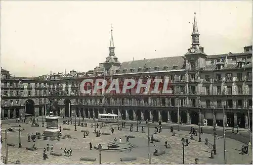 Moderne Karte Madrid Plaza Mayor Tarjeta Postal Ediciones Garcia Garabella Zaragosa Prohibida la reproduccion