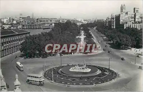 Cartes postales moderne Madrid Fuente de Neptuno y Paseo del Prado Dominguez Tarjeta Postal