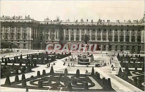 Cartes postales moderne Madrid Plaza de Oriente y Palacio Nacional Ediciones F Molina Madrid Tarjeta Postal