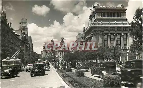 Cartes postales moderne Madrid Calle de Alcala Vista parcial Rue d alcala Vue partiale Ediciones Garcia Garabella Zarago