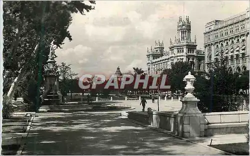 Cartes postales moderne Madrid Jardines del Paseo del Prado Jardins du Boulevard du Prado Paseo del Prado Gardens Doming