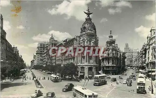 Moderne Karte Madrid Avenidas de Alcala y Jose Antonio Avenues de et Madrid 10 Jul59 10 Madrid Canabio Editado