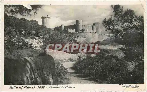 Cartes postales moderne Mallorca Palma Castillo de Bellver Distribuidor V Rotger Mesquida Ahorrad