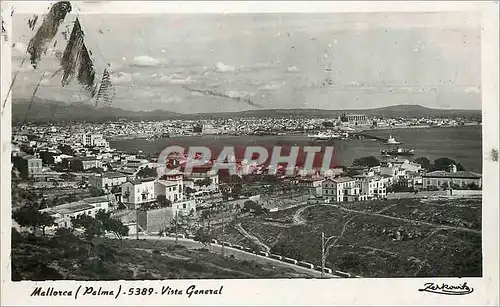 Cartes postales moderne Mallorca Palma Vista General Cliches Tiraje Talleres A Zerkowitz Barcelona Terjeta Postal Distri