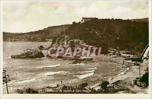 Cartes postales Palma de Mallorca Cala Mayor M et Mme Nicod Guy 5 rue des Pres Wintzenheim Republique Francasie