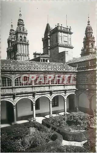 Ansichtskarte AK Santiago de Compostela Patio del Colegioi de Fonseca College de Fonseca Une cour Tarjeta Postal