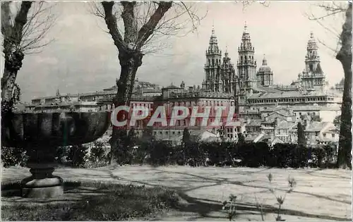 Ansichtskarte AK Santiago de Compostela Vista Parcial Vue Parciale Dominguez Tarjeta Postal