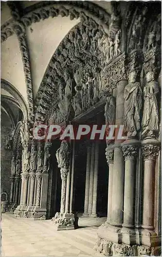 Cartes postales Santiago de Compostela Catedral Portico de la Gloria Vista general Cathedrale Portique de la Glo